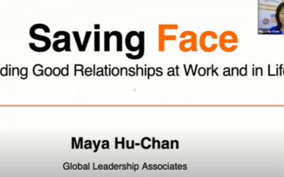Saving Face:  Building Good Relationships at Work and In Life